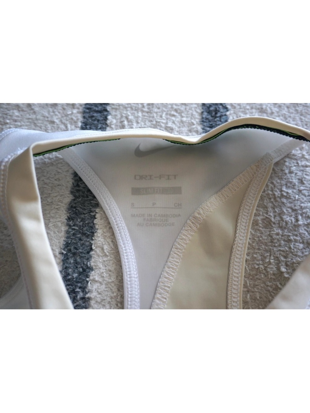 Nike Court Slam Tennis Outfit Set Women’s Yellow White Tank Skirt Small - Picture 7 of 10